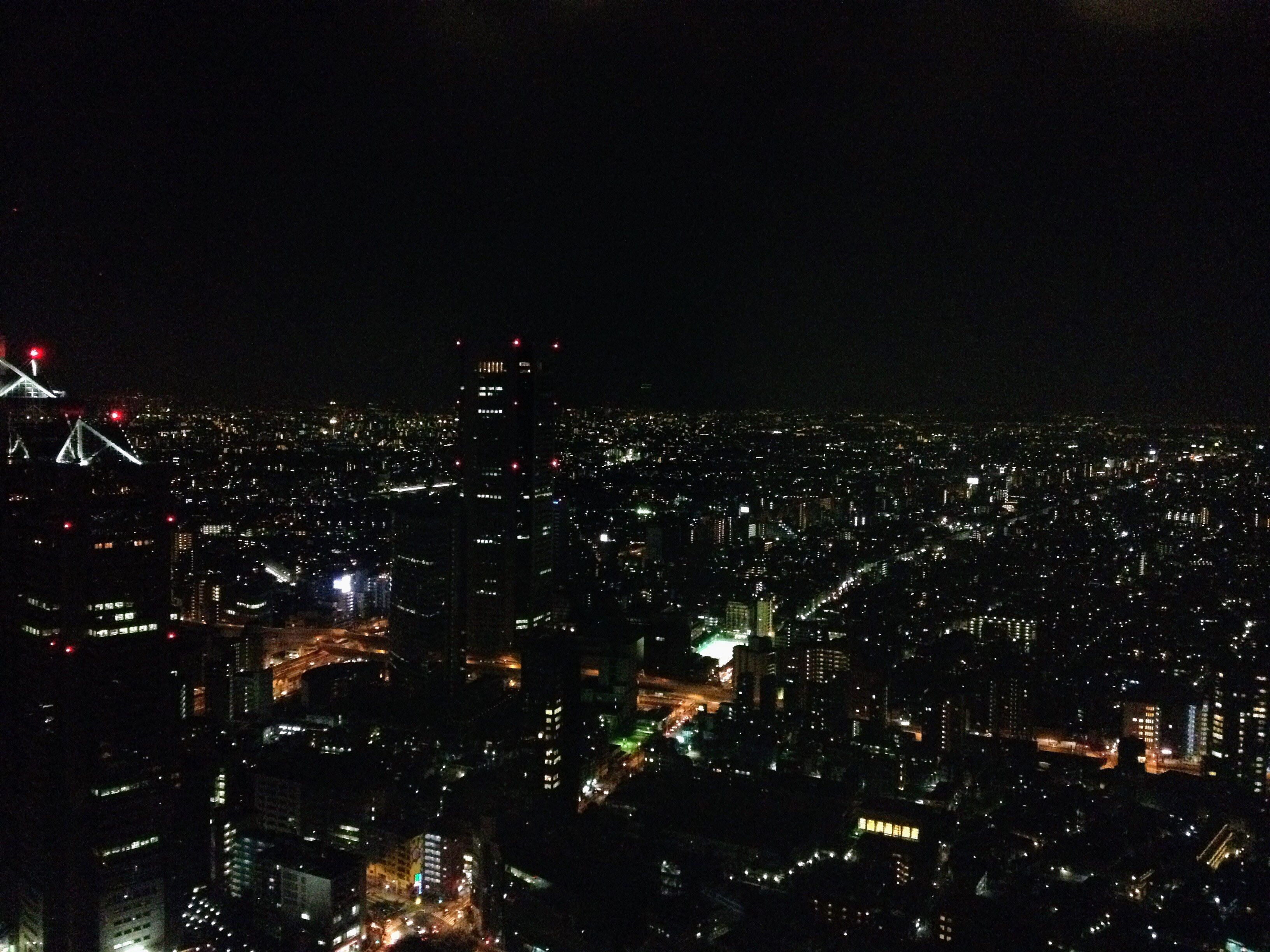 都厅 45 层俯瞰东京夜景