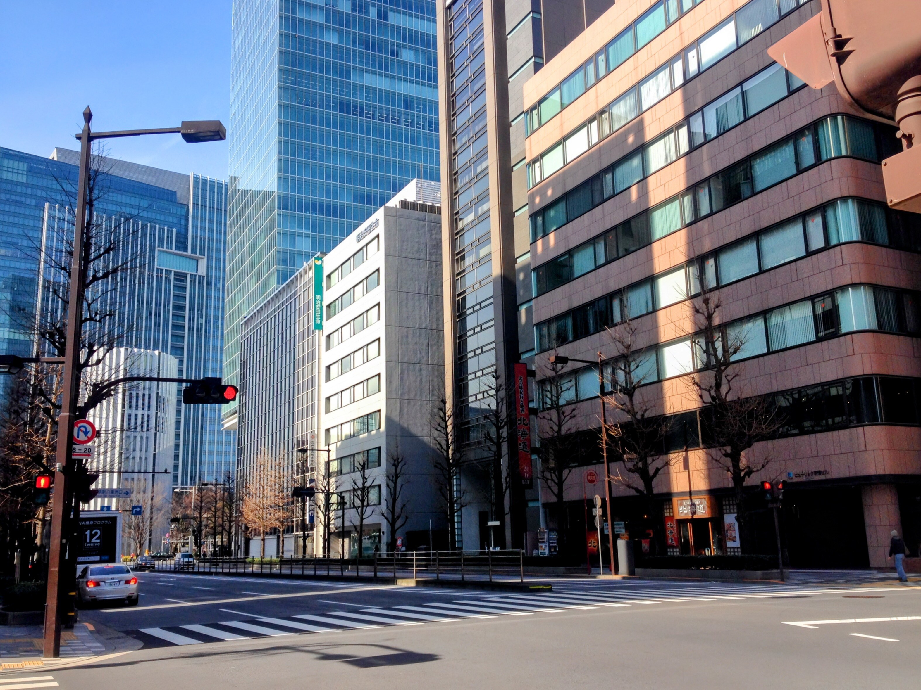 京橋方向的街口