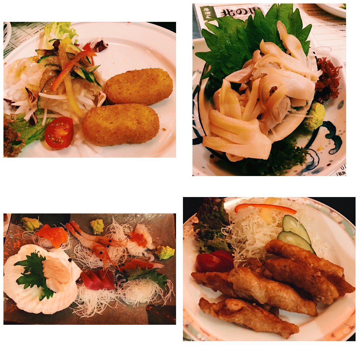自助餐 · 四道菜