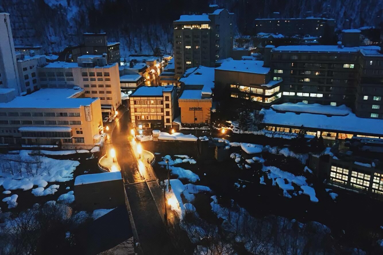 半夜的定山溪