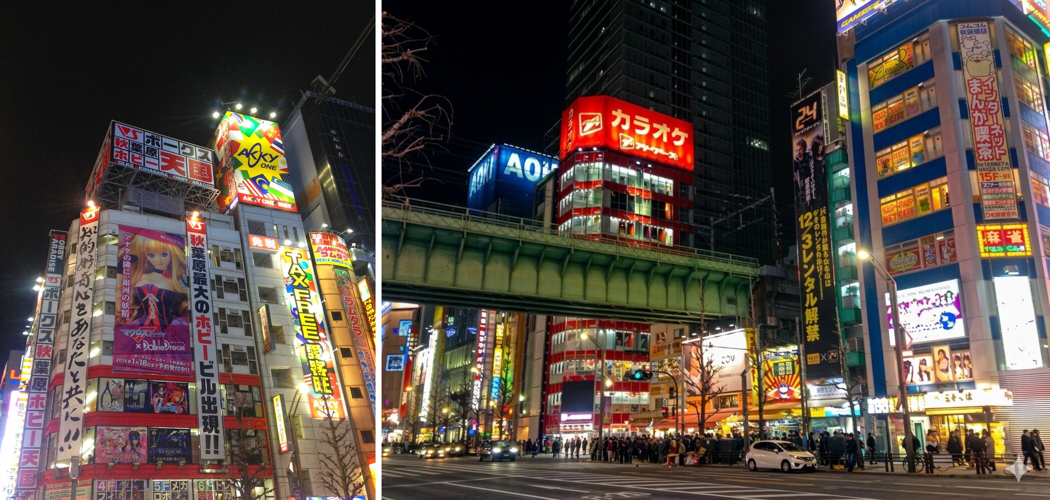 秋叶原夜景 · ボークス + カラオケ